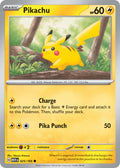 Pikachu 025/165 Common 151 Pokémon card