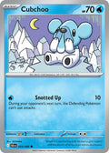 Cubchoo 025/086 Common Black Bolt Pokémon card