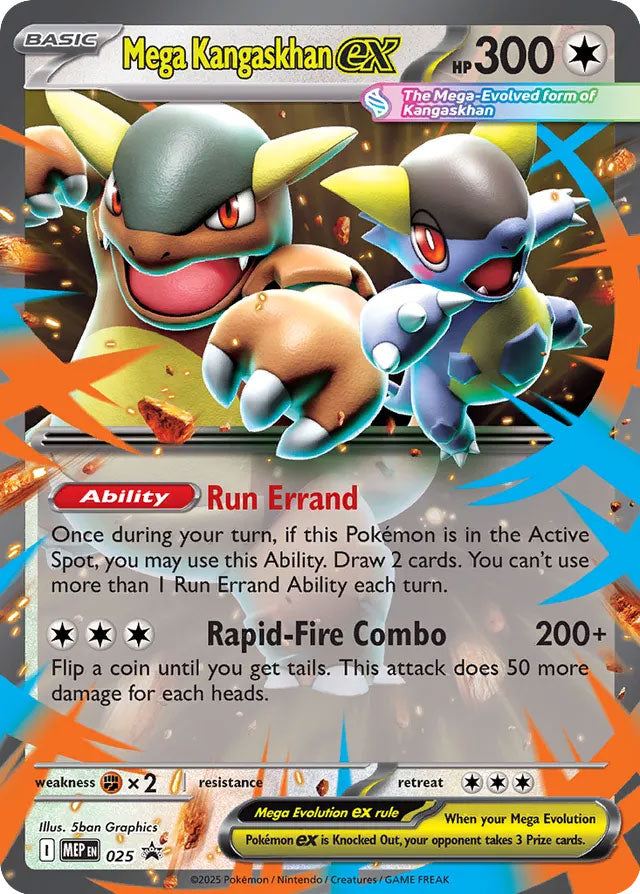 Mega Kangaskhan EX 025/MEP Promo Mega Evolution Promos Pokémon card