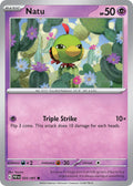 Natu 025/091 Common Paldean Fates Pokémon card