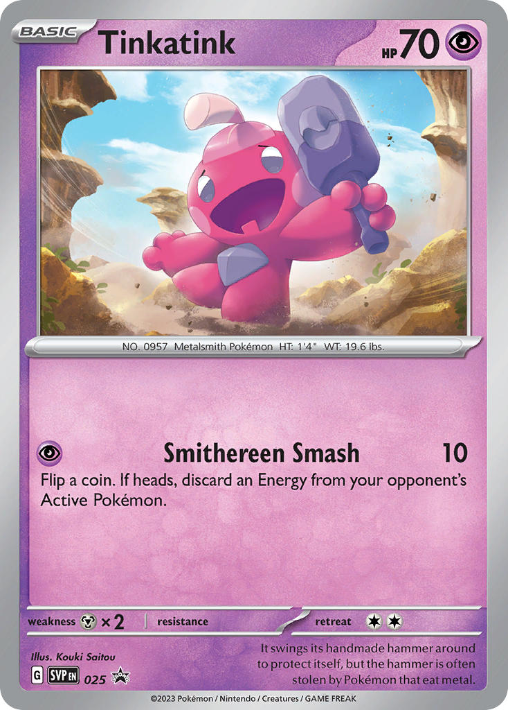 Tinkatink 025/SVP Promo Scarlet & Violet Promos Pokémon card
