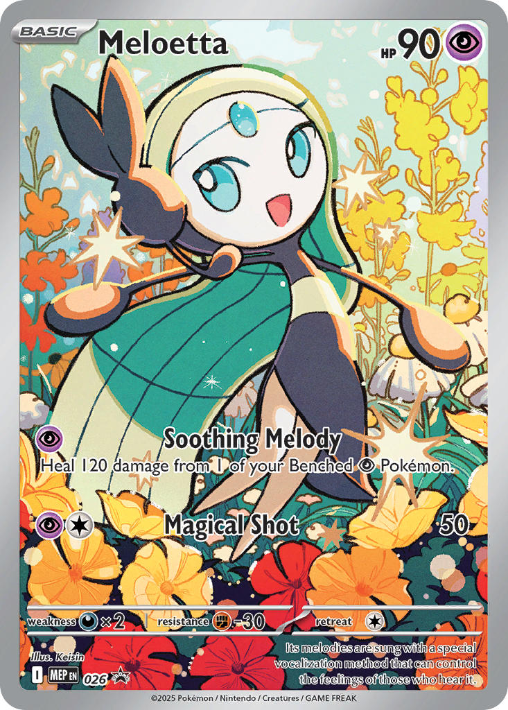 Meloetta 026/MEP Promo Mega Evolution Promos Pokémon card