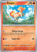 Ponyta 026/162 Common Temporal Forces Pokémon card
