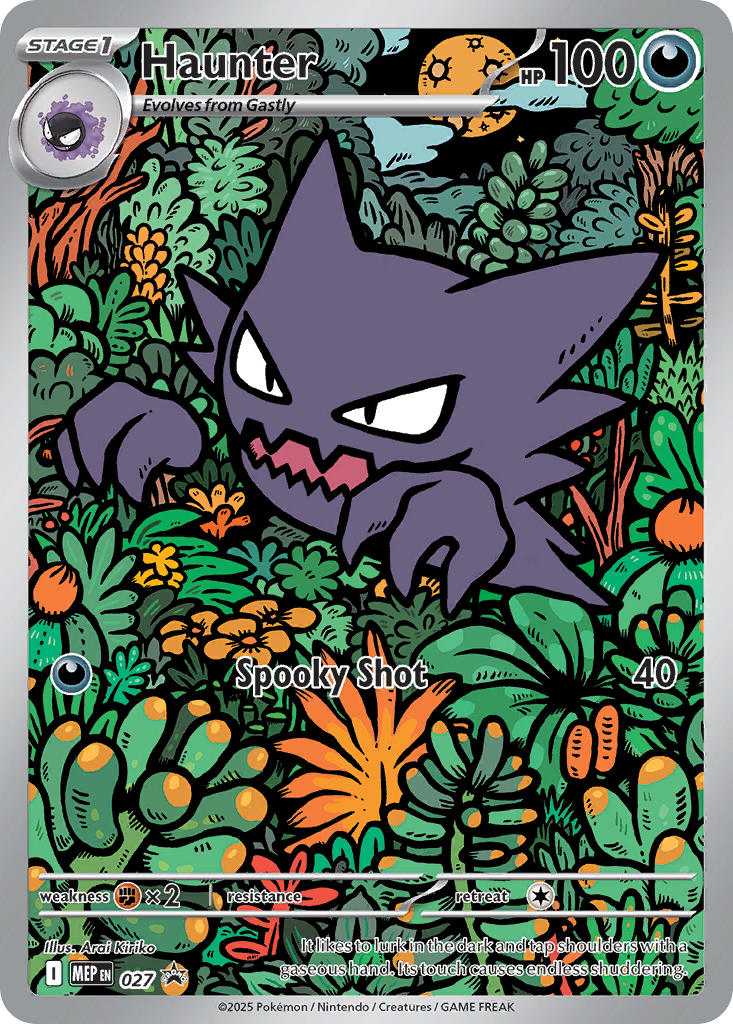 Haunter 027/MEP Promo Mega Evolution Promos Pokémon card