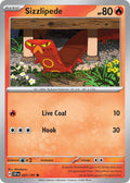Sizzlipede 027/191 Common Surging Sparks Pokémon card