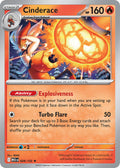 Cinderace 028/132 Rare Mega Evolution Pokémon card