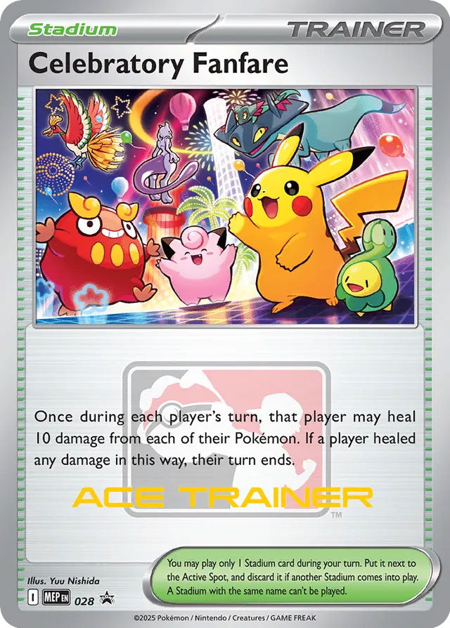 Celebratory Fanfare 028/MEP Promo Mega Evolution Promos Pokémon card