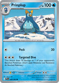 Prinplup 028/094 Common Phantasmal Flames Pokémon card
