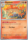 Rapidash 030/182 Common Destined Rivals Pokémon card