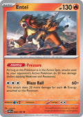 Entei 030/197 Rare Obsidian Flames Pokémon card