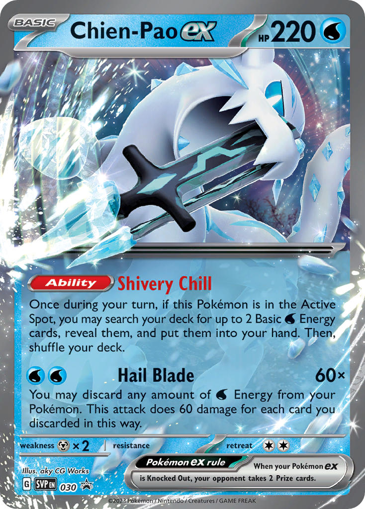 Chien-Pao EX 030/SVP Promo Scarlet & Violet Promos Pokémon card