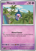 Mime Jr. 031/091 Common Paldean Fates Pokémon card