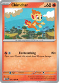 Chimchar 031/167 Common Twilight Masquerade Pokémon card
