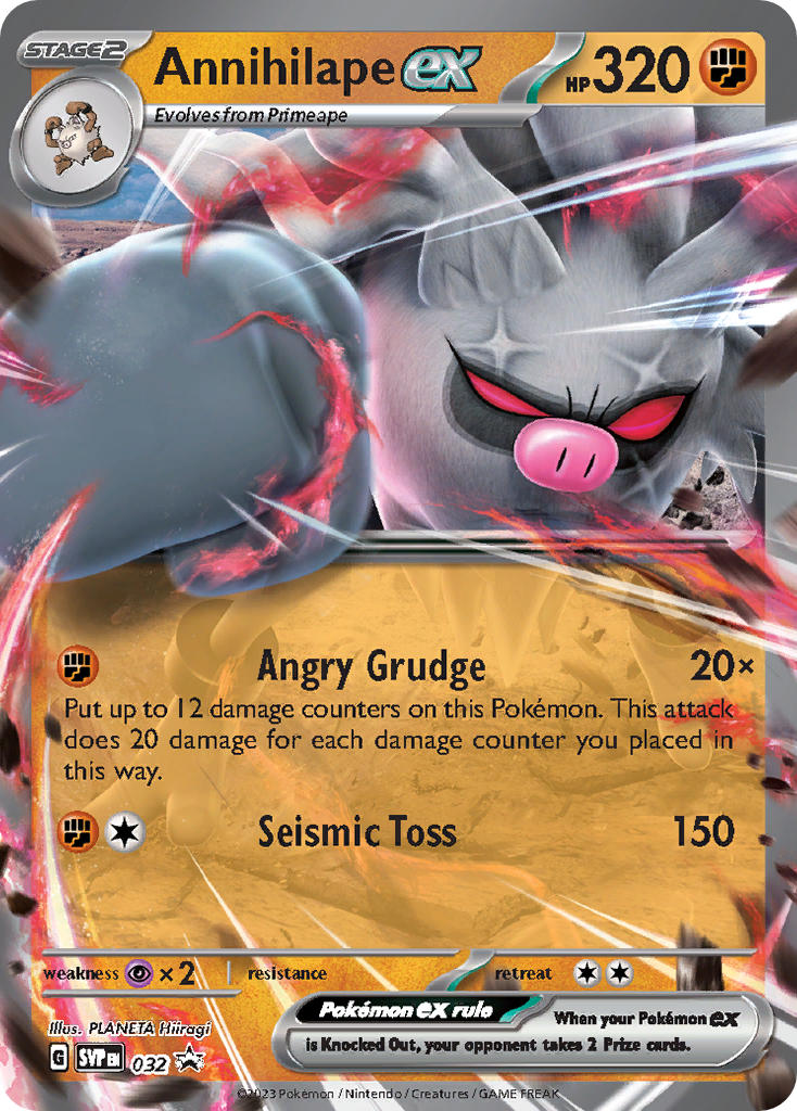 Annihilape EX 032/SVP Promo Scarlet & Violet Promos Pokémon card