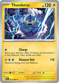 Thundurus 033/086 Rare Black Bolt Pokémon card