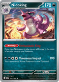 Nidoking 034/165 Rare 151 Pokémon card