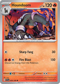 Houndoom 034/198 Common Scarlet & Violet Pokémon card