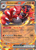 Incineroar EX 034/162 Double Rare Temporal Forces Pokémon card