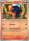 Torkoal 035/198 Uncommon Scarlet & Violet Pokémon card