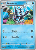 Lumineon 036/142 Uncommon Stellar Crown Pokémon card