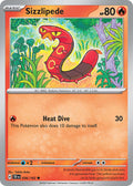 Sizzlipede 036/162 Common Temporal Forces Pokémon card