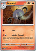 Lampent 037/197 Common Obsidian Flames Pokémon card