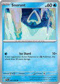 Snorunt 037/182 Common Paradox Rift Pokémon card