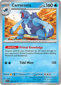 Carracosta 038/142 Rare Stellar Crown Pokémon card