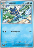 Frogadier 040/142 Uncommon Stellar Crown Pokémon card
