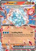Eiscue EX 042/197 Double Rare Obsidian Flames Pokémon card