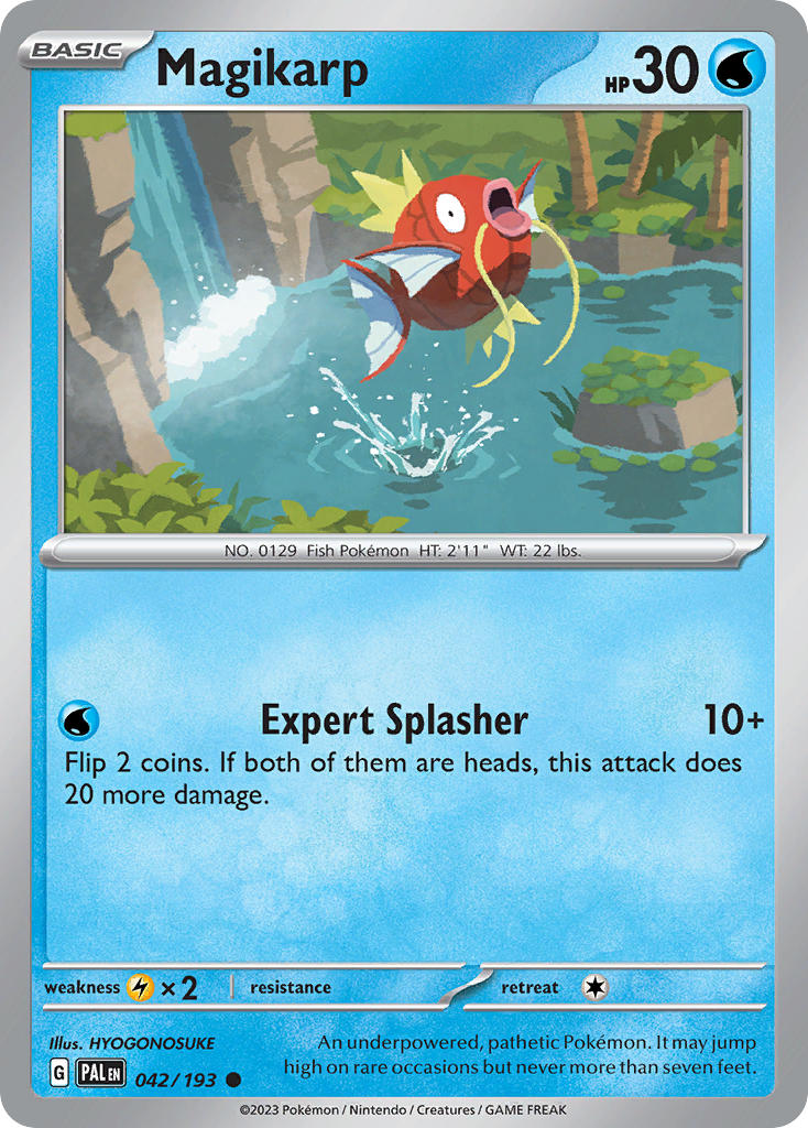 Magikarp 042/193 Common Paldea Evolved Pokémon card