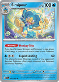 Simipour 042/182 Uncommon Paradox Rift Pokémon card