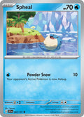 Spheal 043/191 Common Surging Sparks Pokémon card