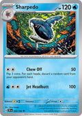 Sharpedo 043/162 Rare Temporal Forces Pokémon card