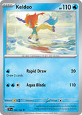 Keldeo 044/162 Rare Temporal Forces Pokémon card