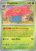 Vileplume 045/165 Rare 151 Pokémon card