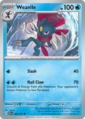 Weavile 045/217 Rare Ascended Heroes Pokémon card