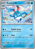 Azumarill 045/193 Rare Paldea Evolved Pokémon card