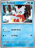 Delibird 046/193 Uncommon Paldea Evolved Pokémon card