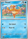 Buizel 046/198 Common Scarlet & Violet Pokémon card