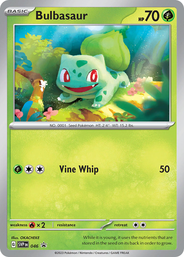 Bulbasaur 046/SVP Promo Scarlet & Violet Promos Pokémon card