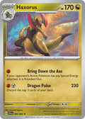 Haxorus 046/064 Rare Shrouded Fable Pokémon card
