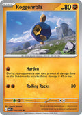 Roggenrola 046/086 Common White Flare Pokémon card