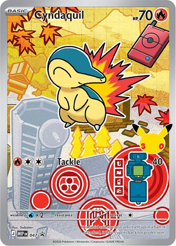 Cyndaquil 047/MEP Promo Mega Evolution Promo Pokémon card