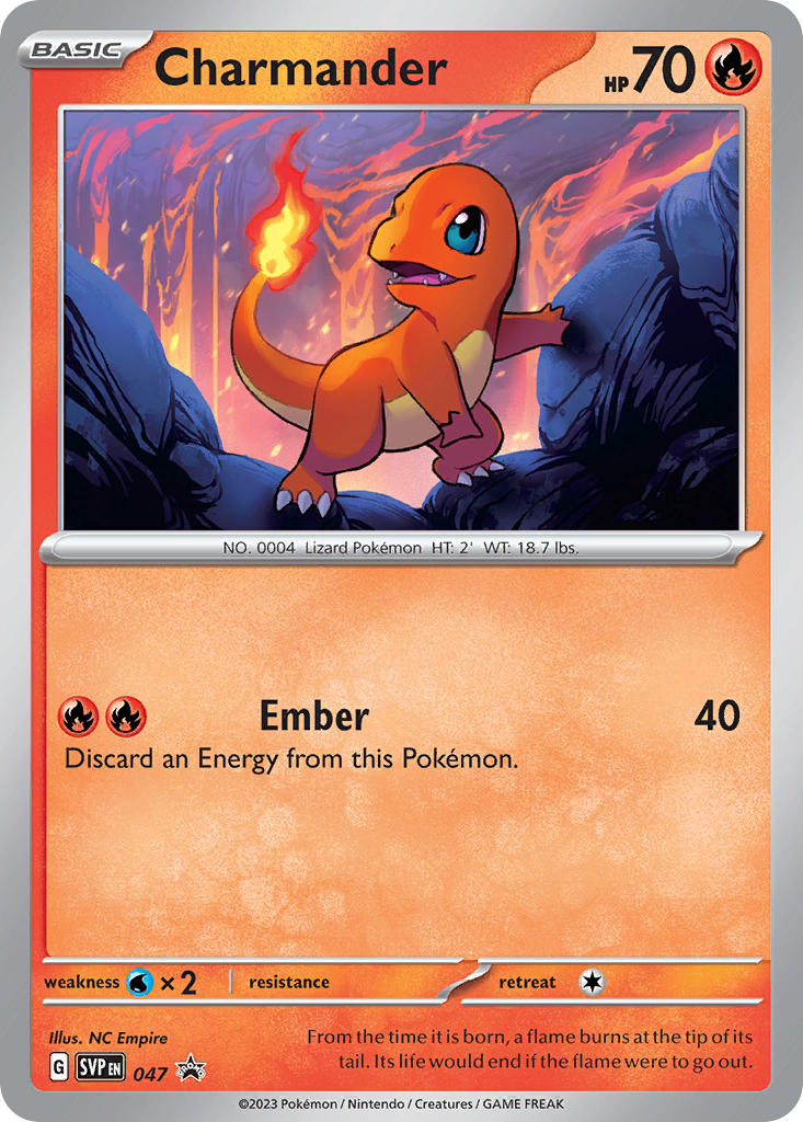 Charmander 047/SVP Promo Scarlet & Violet Promos Pokémon card