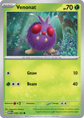 Venonat 048/165 Common 151 Pokémon card