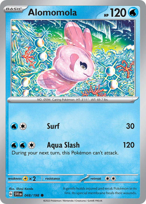 Alomomola 048/198 Common Scarlet & Violet Pokémon card
