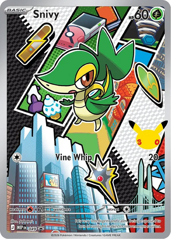 Snivy 049/MEP Promo Mega Evolution Promo Pokémon card