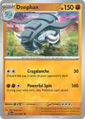 Donphan 049/091 Uncommon Paldean Fates Pokémon card