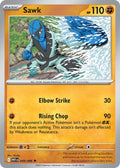Sawk 049/086 Uncommon White Flare Pokémon card